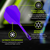 Winmau Fusion Integrated Flight & Shaft Purple No6 - view 6