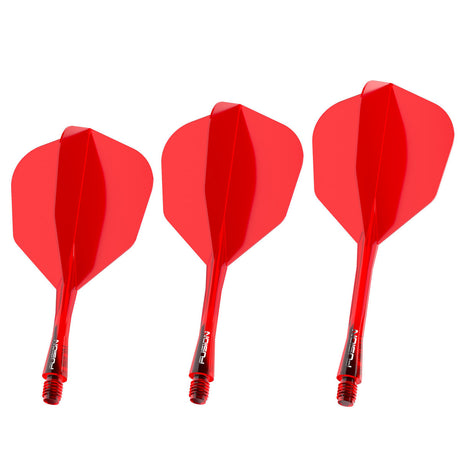 Winmau Fusion Integrated Flight & Shaft Red No6 - view 2
