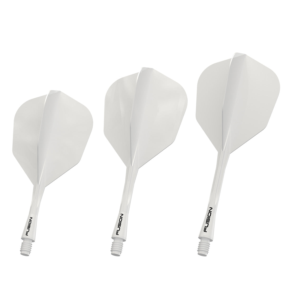 Winmau Fusion Integrated Flight & Shaft White No6 - view 2