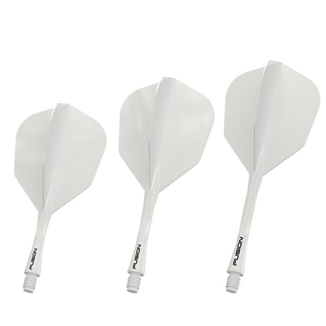 Winmau Fusion Integrated Flight & Shaft White No6 - view 2