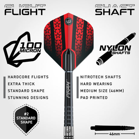 Joe Cullen 90% Tungsten Steel Tip Darts by Winmau - view 3