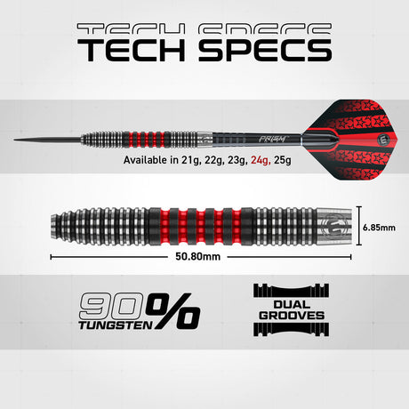 Joe Cullen 90% Tungsten Steel Tip Darts by Winmau - view 6