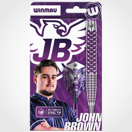 Winmau John Brown Signature Edition 90% Tungsten Steel Tip Darts - view 5