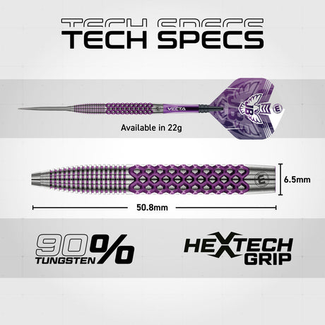 Winmau John Brown Signature Edition 90% Tungsten Steel Tip Darts - view 6
