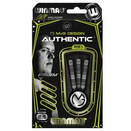 Michael Van Gerwen MVG Authentic 85% Tungsten Steel Tip Darts by Winmau - view 4