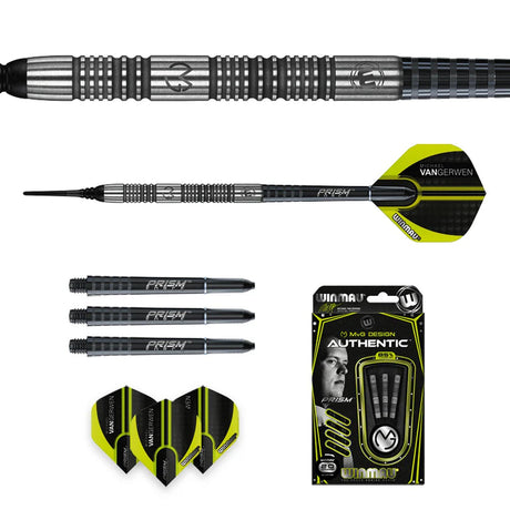 Michael Van Gerwen MVG Authentic 85% Tungsten Soft Tip Darts by Winmau - view 5
