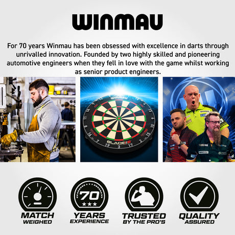 Winmau Peter Wachiuri 90% Tungsten Steel Tip Darts - view 8