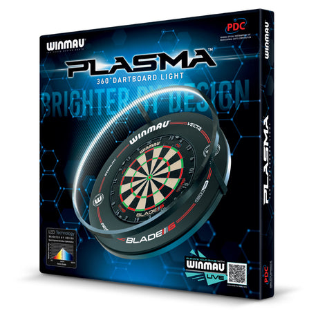 Plasma Dartboard Surround Light & Pro-line Original Black Surround Bundle by Winmau - view 9