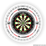Plasma Ice Dartboard Surround Light & Pro-Line Original White Surround Bundle by Winmau - view 2