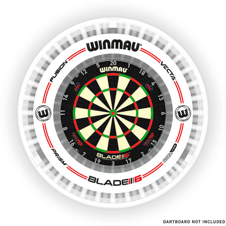 Plasma Ice Dartboard Surround Light & Pro-Line Original White Surround Bundle by Winmau - view 2