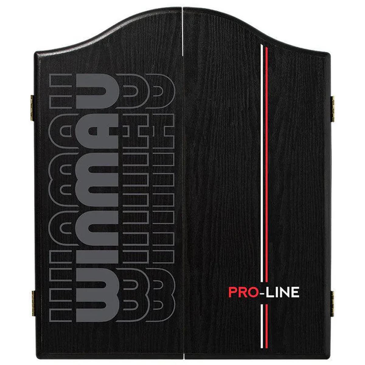 Winmau Pro-Line Dartboard Cabinet - Black Finish