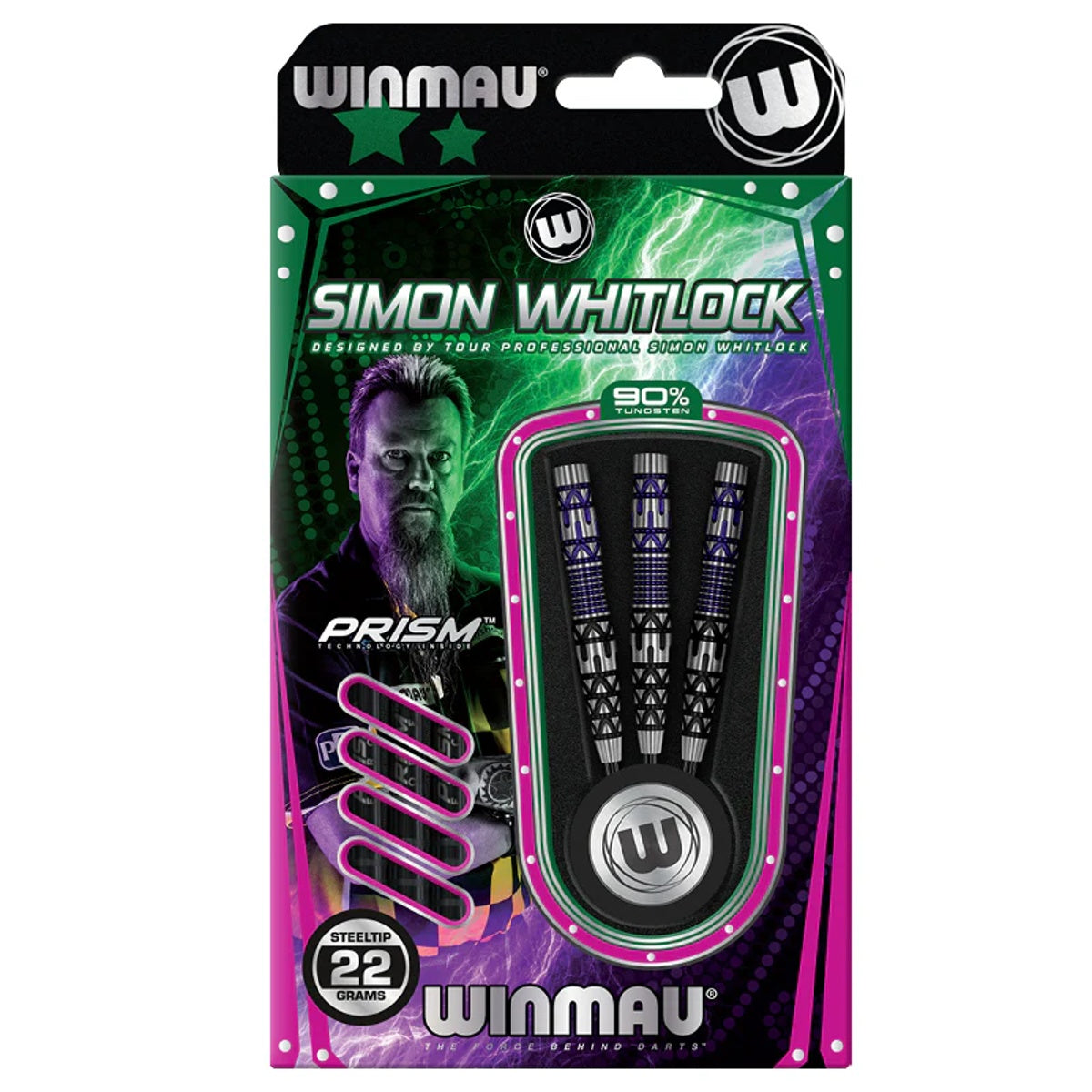 Simon Whitlock Special Edition 90% Tungsten Steel Tip Darts by Winmau - view 5