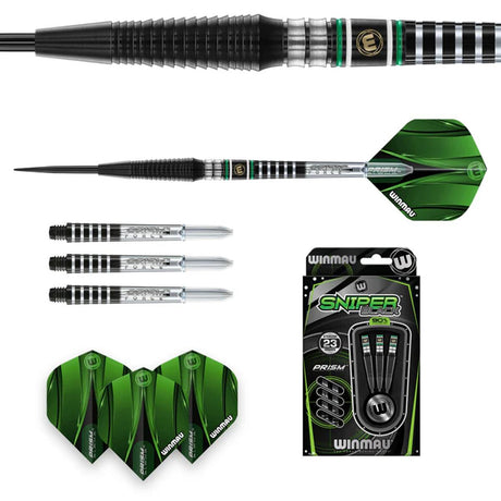 Sniper Black 20 Gram 90% Tungsten Soft Tip Darts by Winmau - view 4