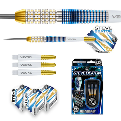 Winmau Steve Beaton Legacy Edition 90% Tungsten Steel Tip Darts - view 3