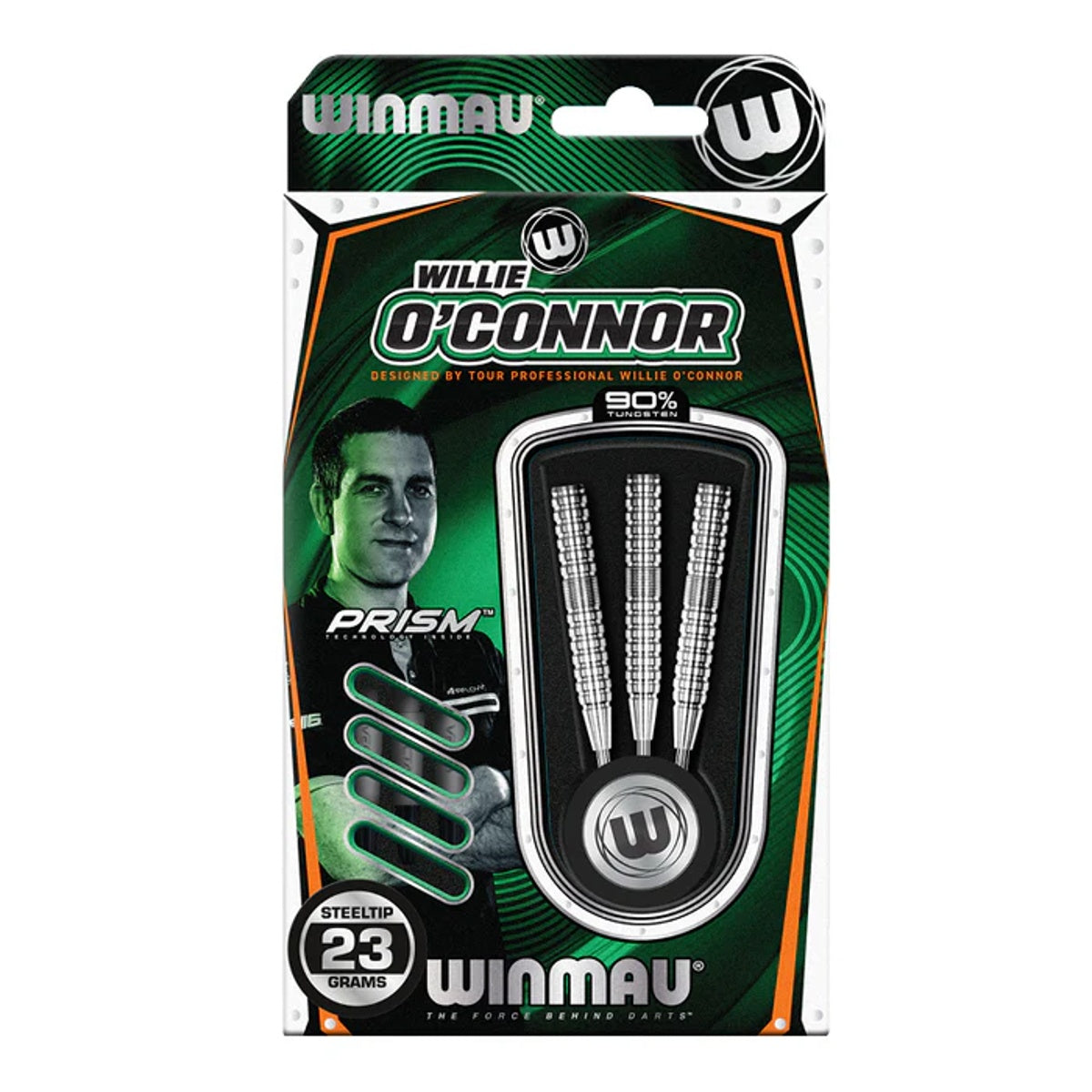 Willie O'Connor 90% Tungsten Steel Tip Darts by Winmau - view 4