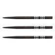 Winmau Black and Silver Grooved Grip Replacement Dart Points