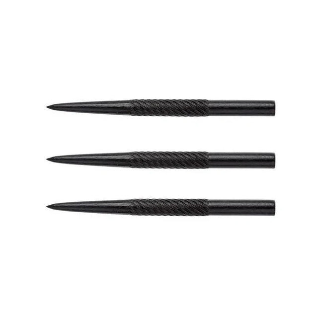 Winmau Black Spiral Grip Replacement Dart Points